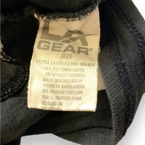 Vintage LA Gear Women's Black Sports Bra Size 42C Wireless Wide Straps - Picture 5 of 8